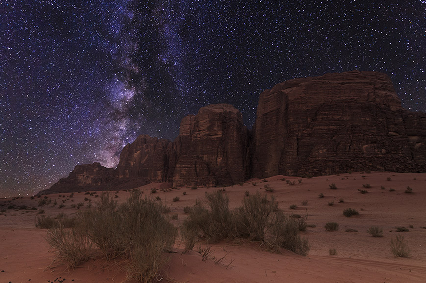 Stargazing in Wadi Rum